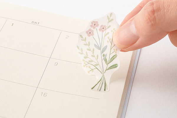 Midori Planner Stickers - Floral (2 Sheets)