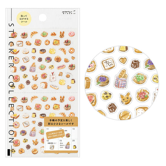 Midori Planner Stickers - Bread