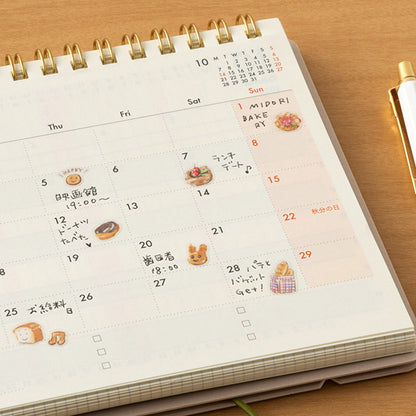 Midori Planner Stickers - Bread