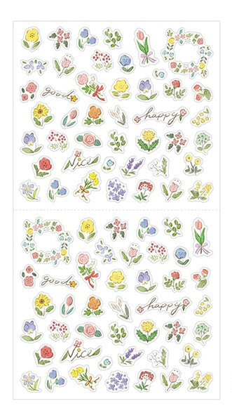Midori Planner Stickers - Wildflower
