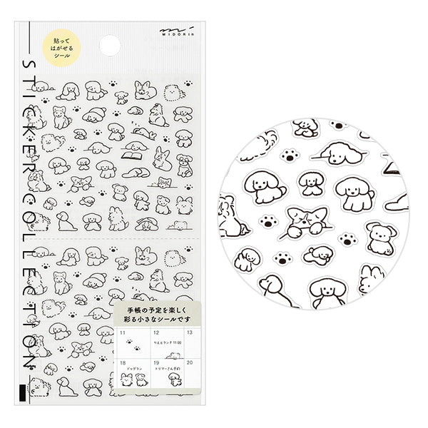 Midori Planner Stickers - Dog