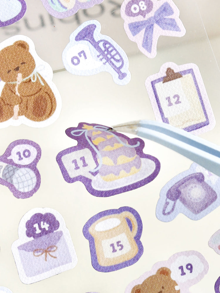 Cardlover - Bear's Polka Date Stickers