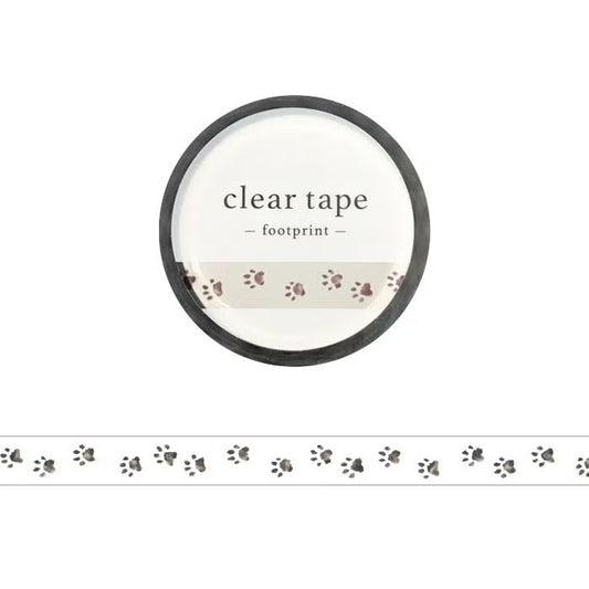 Mind Wave Clear Tape Foil-Stamped - Footprint (7mm)