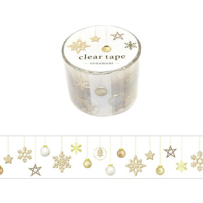 Mind Wave Clear Tape Foil-Stamped - Ornament (30mm)