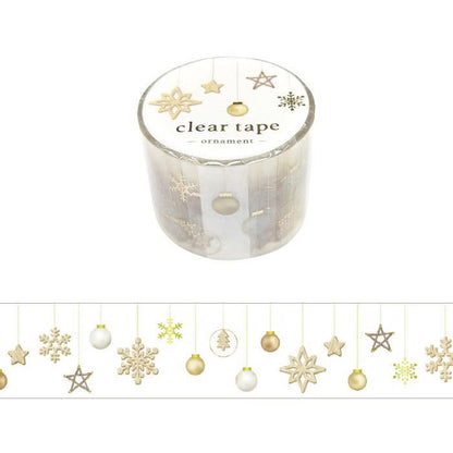Mind Wave Clear Tape Foil-Stamped - Ornament (30mm)