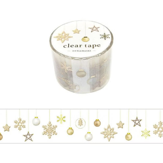 Mind Wave Clear Tape Foil-Stamped - Ornament (30mm)