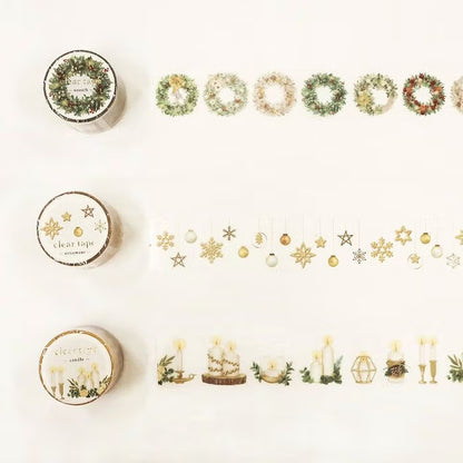 Mind Wave Clear Tape Foil-Stamped - Ornament (30mm)