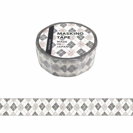 Mind Wave Masking Tape - Argyle Check (15mm)