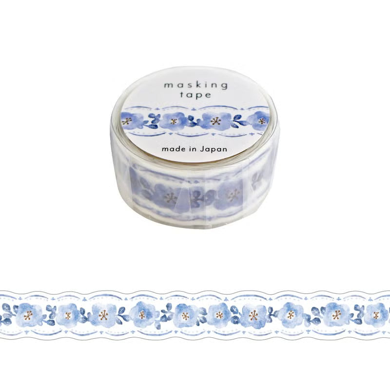 Mind Wave Die Cut Masking Tape - Flower (18mm)