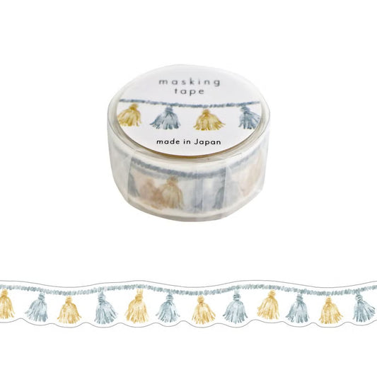 Mind Wave Die Cut Masking Tape -Tassel (18mm)