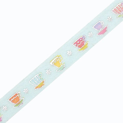 BGM Washi Tape - Life Foil Stamping Series - Tea Time (5mm)