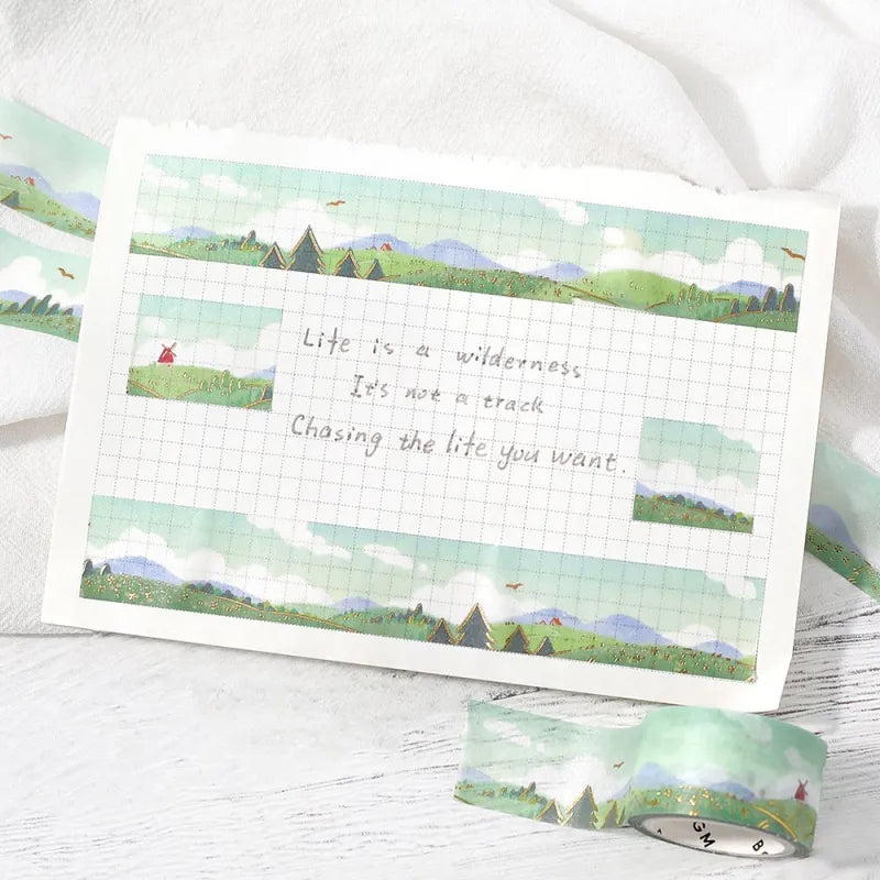 BGM Washi Tapes - Dreamlike Scenery Series (20mm)