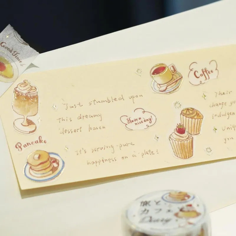 BGM Washi Tapes - Travel, Café, and Diaries Series (20mm)