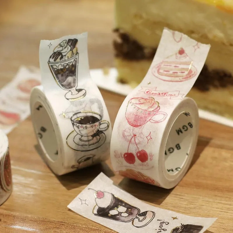 BGM Washi Tapes - Travel, Café, and Diaries Series (20mm)