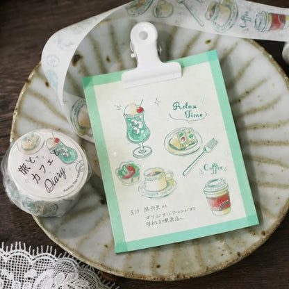 BGM Washi Tapes - Travel, Café, and Diaries Series (20mm)