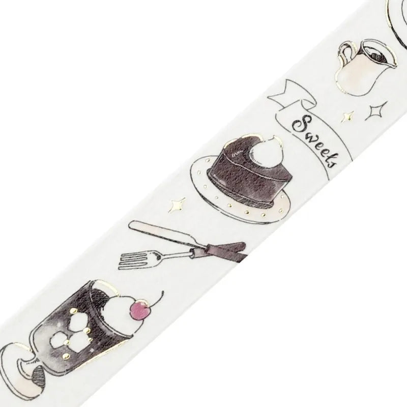 BGM Washi Tapes - Travel, Café, and Diaries Series (20mm)