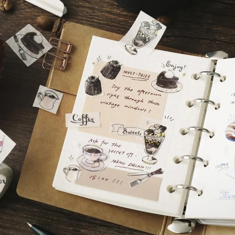 BGM Washi Tapes - Travel, Café, and Diaries Series (20mm)