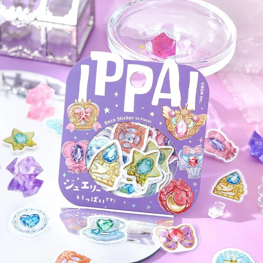 BGM Flake Stickers - Ippai Series - Lots of Jewelry
