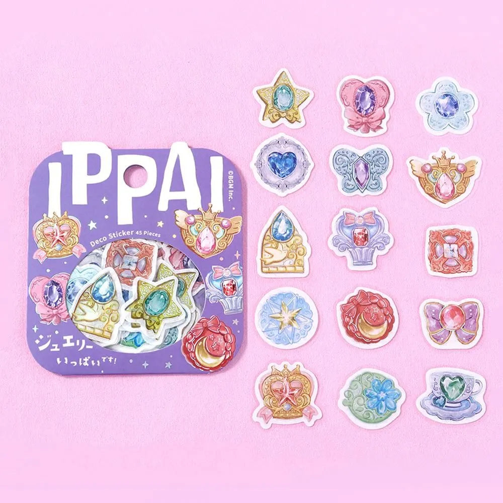 BGM Flake Stickers - Ippai Series - Lots of Jewelry