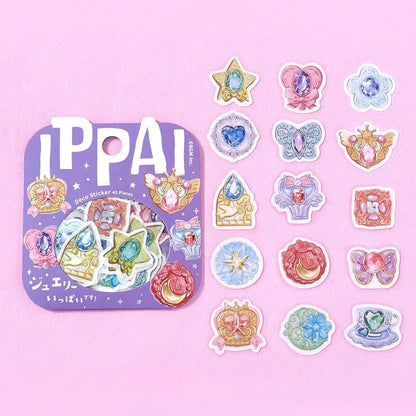 BGM Flake Stickers - Ippai Series - Lots of Jewelry
