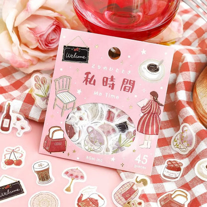 BGM Flake Stickers - Foil Stamped- A Maiden's Moment Series