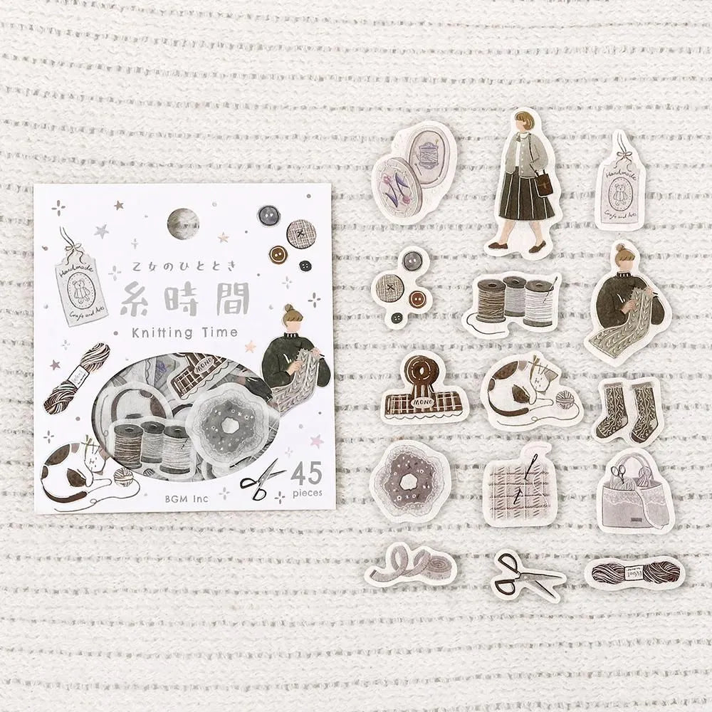 BGM Flake Stickers - Foil Stamped- A Maiden's Moment Series