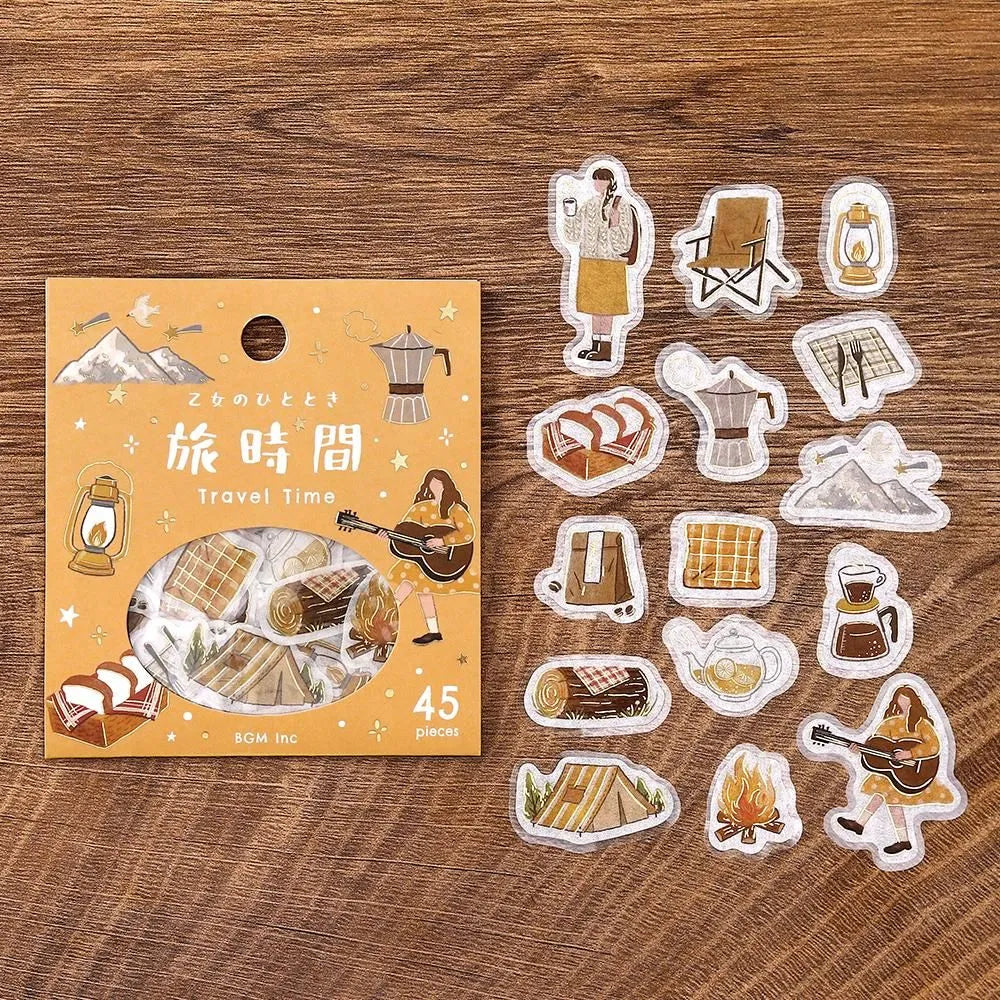 BGM Flake Stickers - Foil Stamped- A Maiden's Moment Series