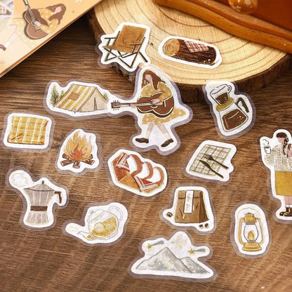 BGM Flake Stickers - Foil Stamped- A Maiden's Moment Series