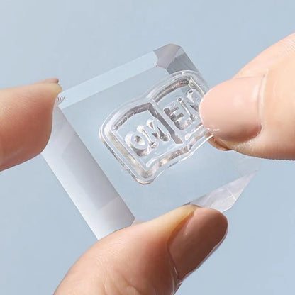BGM Acrylic Clear Stamp Block - Cube