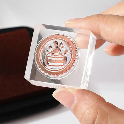 BGM Acrylic Clear Stamp Block - Cube