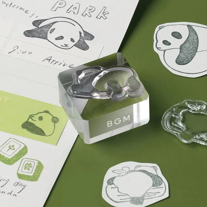 BGM Acrylic Clear Stamp Block - Cube