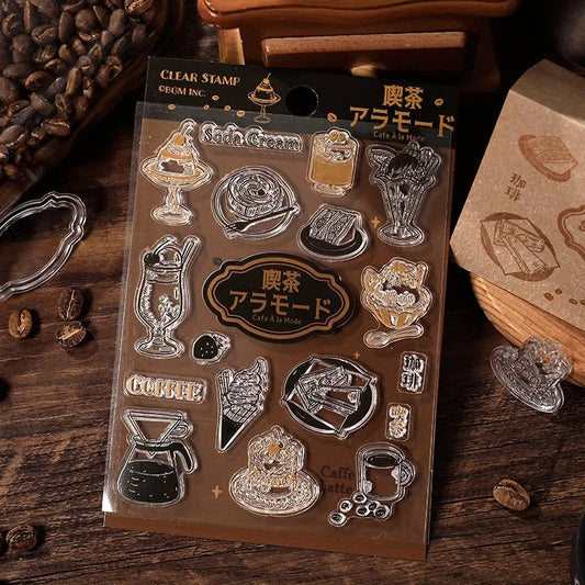 BGM Clear Stamps - Cafe à la Mode
