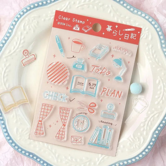 BGM Clear Stamps - Life Diary