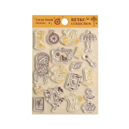 BGM Clear Stamps - Retro Collection