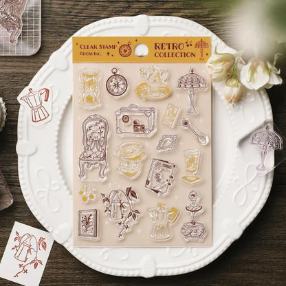 BGM Clear Stamps - Retro Collection