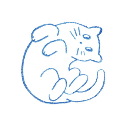 King Jim Kori Jirushi Clear Stamps - Large - Cat