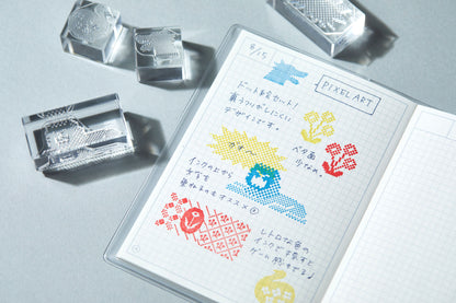 King Jim Kori Jirushi Clear Stamps - Flower Set