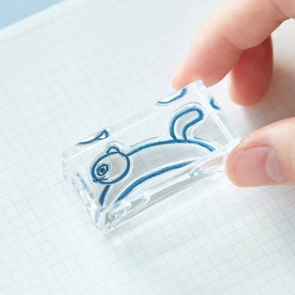 King Jim Kori Jirushi Clear Stamps - Cats Set