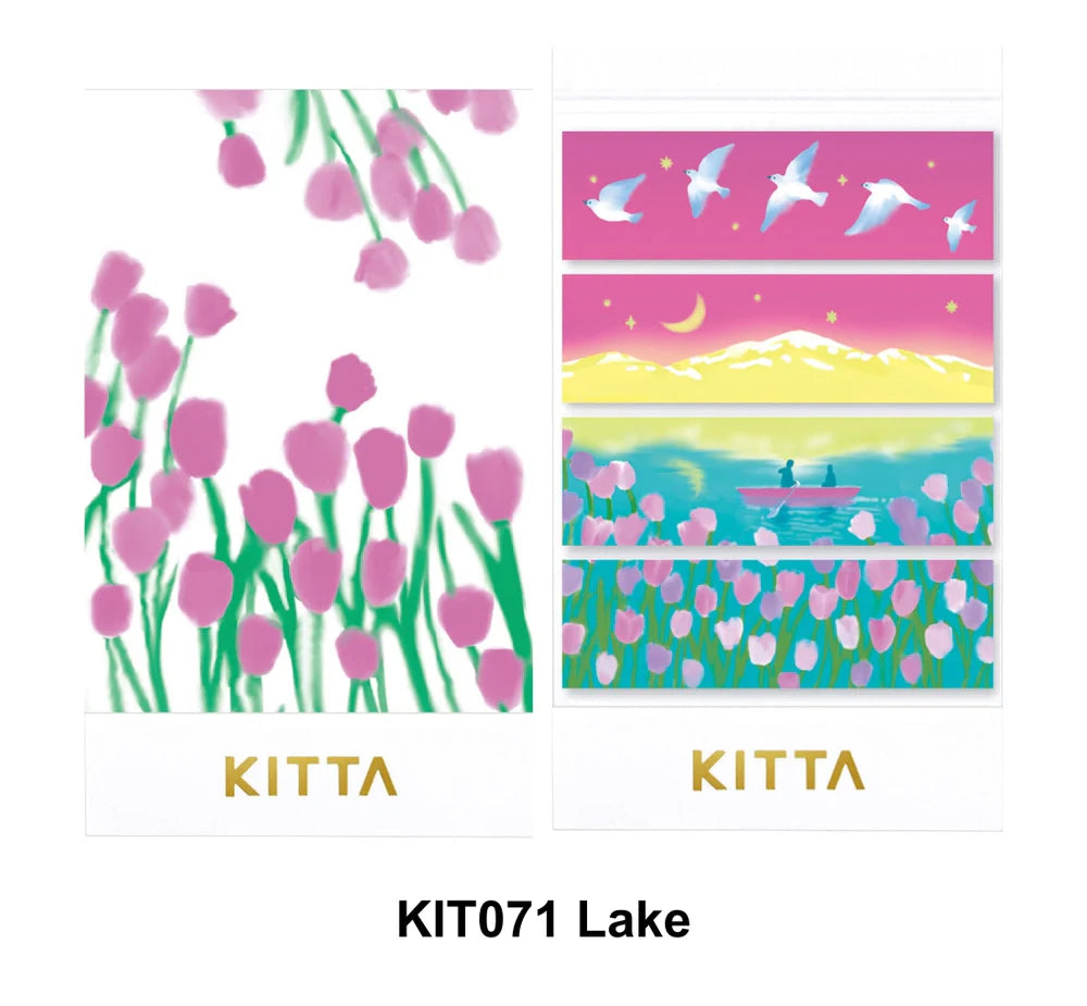 King Jim KITTA Basic Washi Masking Tapes