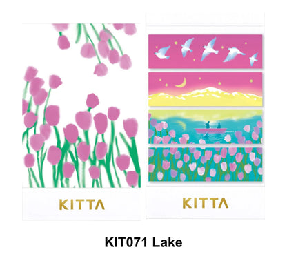 King Jim KITTA Basic Washi Masking Tapes