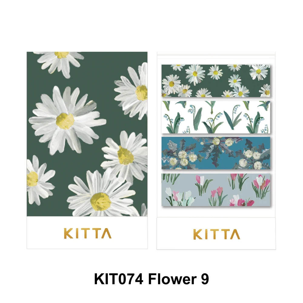 King Jim KITTA Basic Washi Masking Tapes