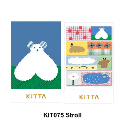 King Jim KITTA Basic Washi Masking Tapes