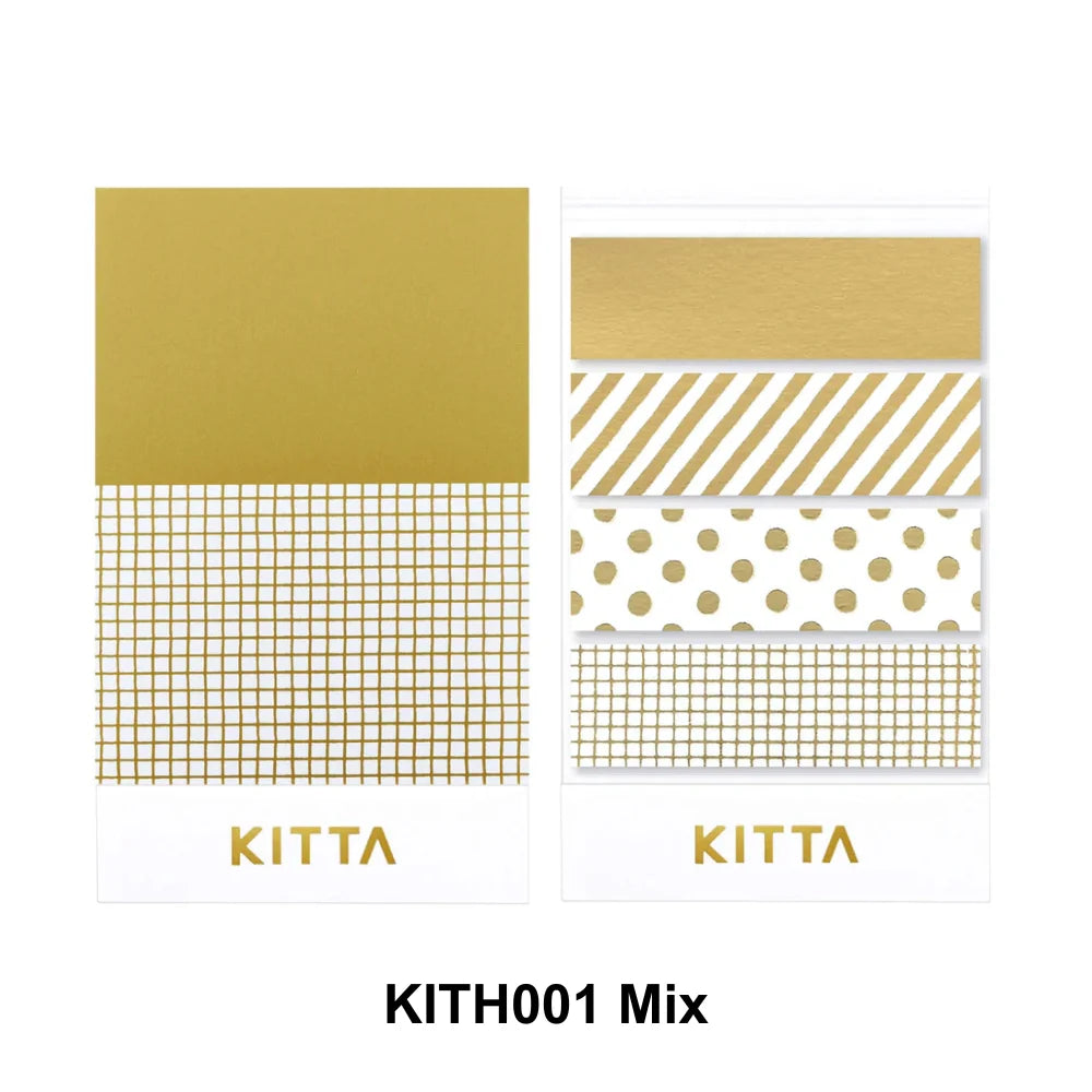 King Jim KITTA Basic Washi Masking Tapes