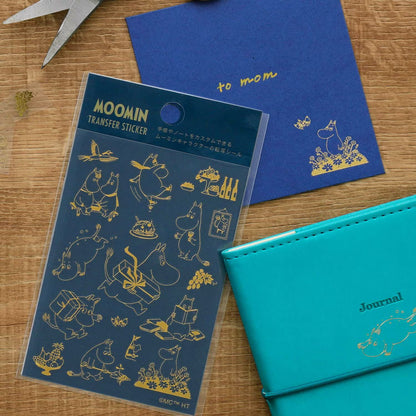 Hightide Moomin Gold Foil Transfer Stickers