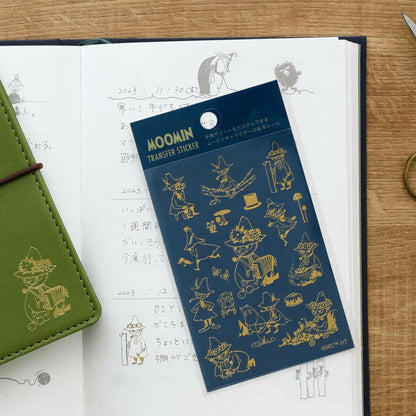 Hightide Moomin Gold Foil Transfer Stickers