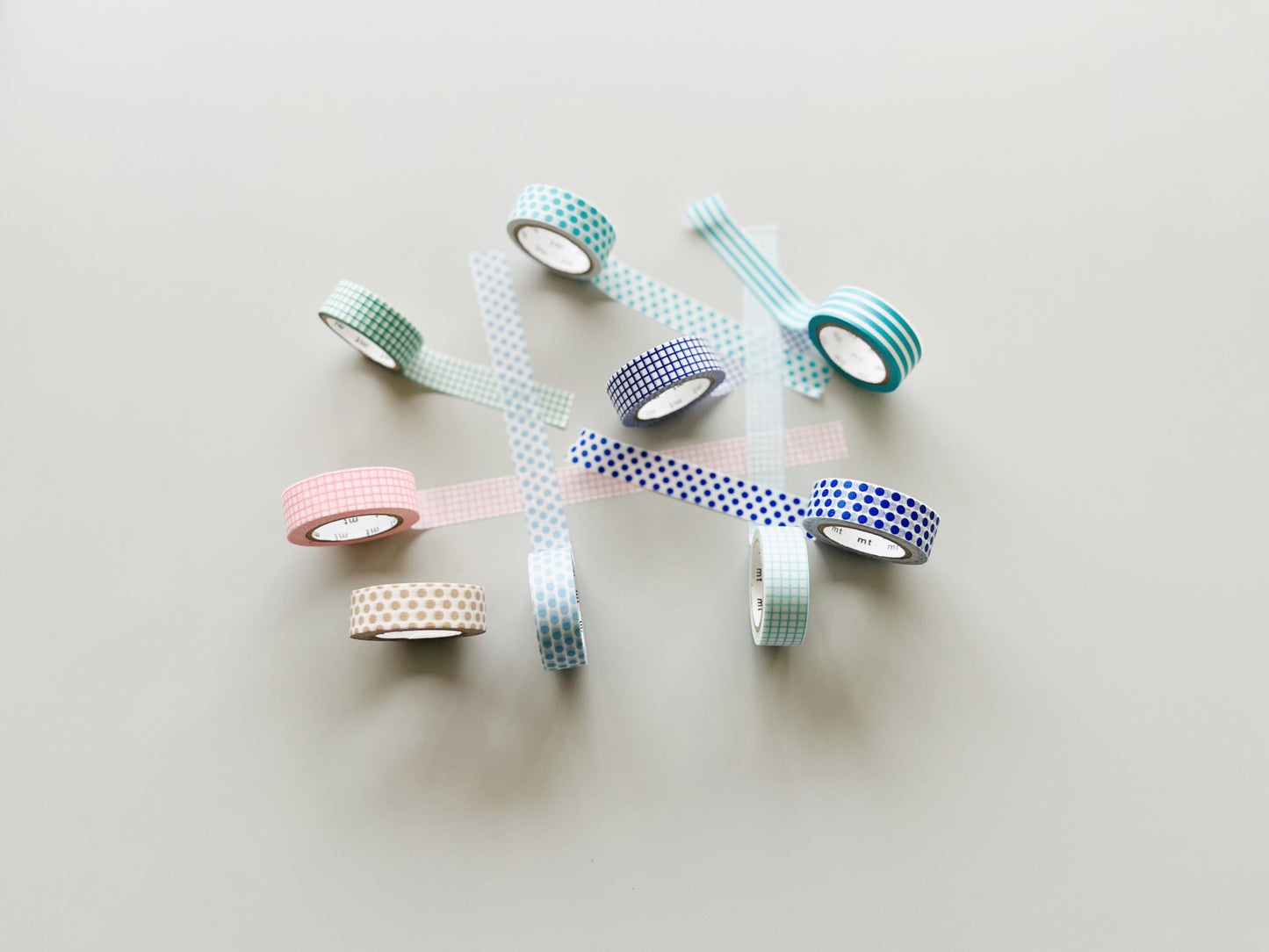 MT Washi Tape - Deco - Ice Blue Dots (15mm)