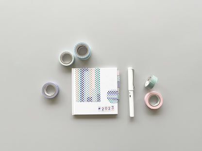 MT Washi Tape - Deco - Ice Blue Dots (15mm)