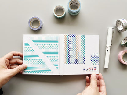 MT Washi Tape - Deco - Ice Blue Dots (15mm)