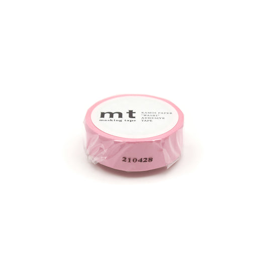 MT Washi Tape - Basic - Rose Pink (15mm)