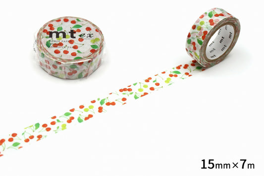 MT Washi Tape - EX - Cherry (15mm)